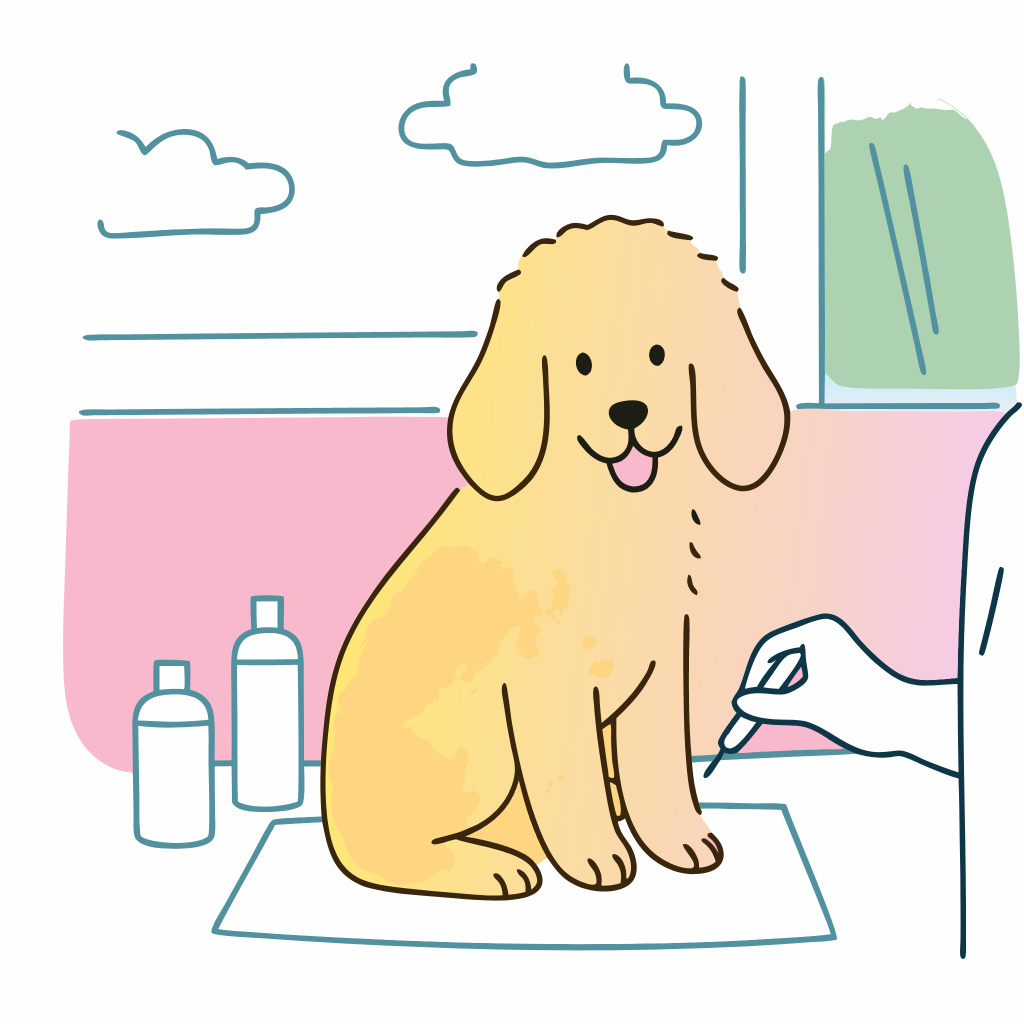 A dog gets vaccinated (3)